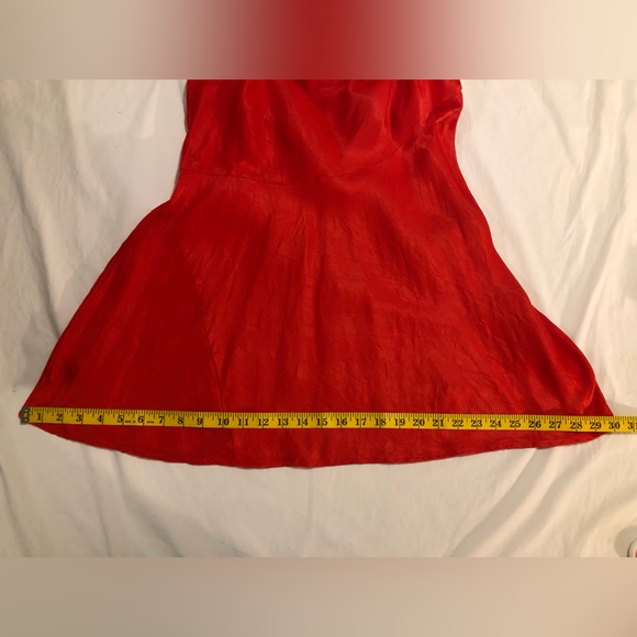 Zara orange slip dress with spaghetti straps, XL - Picture 5 of 11